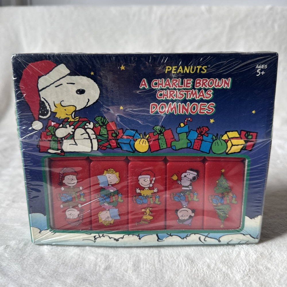 2007 Peanuts A Charlie Brown Christmas Dominoes New In Box‎